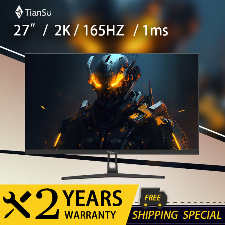 TianSu 27นิ้วจอภาพคอมพิวเตอร์165HZ พร้อม HDMI หน้าจอแอลอีดี IPS รับ ...