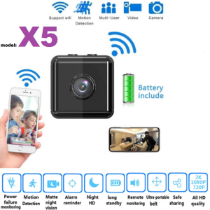 Kamera Mini X6 X5 A9 DV Micro IP Camera WiFi Sports Camera HD 1080P Wireless Security Surveillance Built-in Battery Night Vision Smart Home Micro Cam