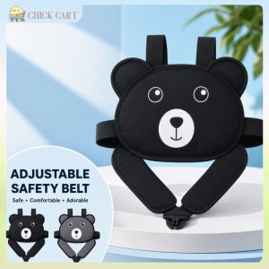 Electric Tricycle Child Seat Belt Adjustable Rear Seat Safety Harness Anti Fall Strap Teddy