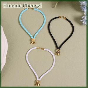 Hmeme 5Pcs Nylon Twisted Cord Bracelet Ropes Adjustable Braided Cord For DIY Bracelet Jewelry Making