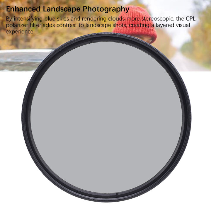 Neutral Density 52mm Circular Polarizer CPL Camera Filter