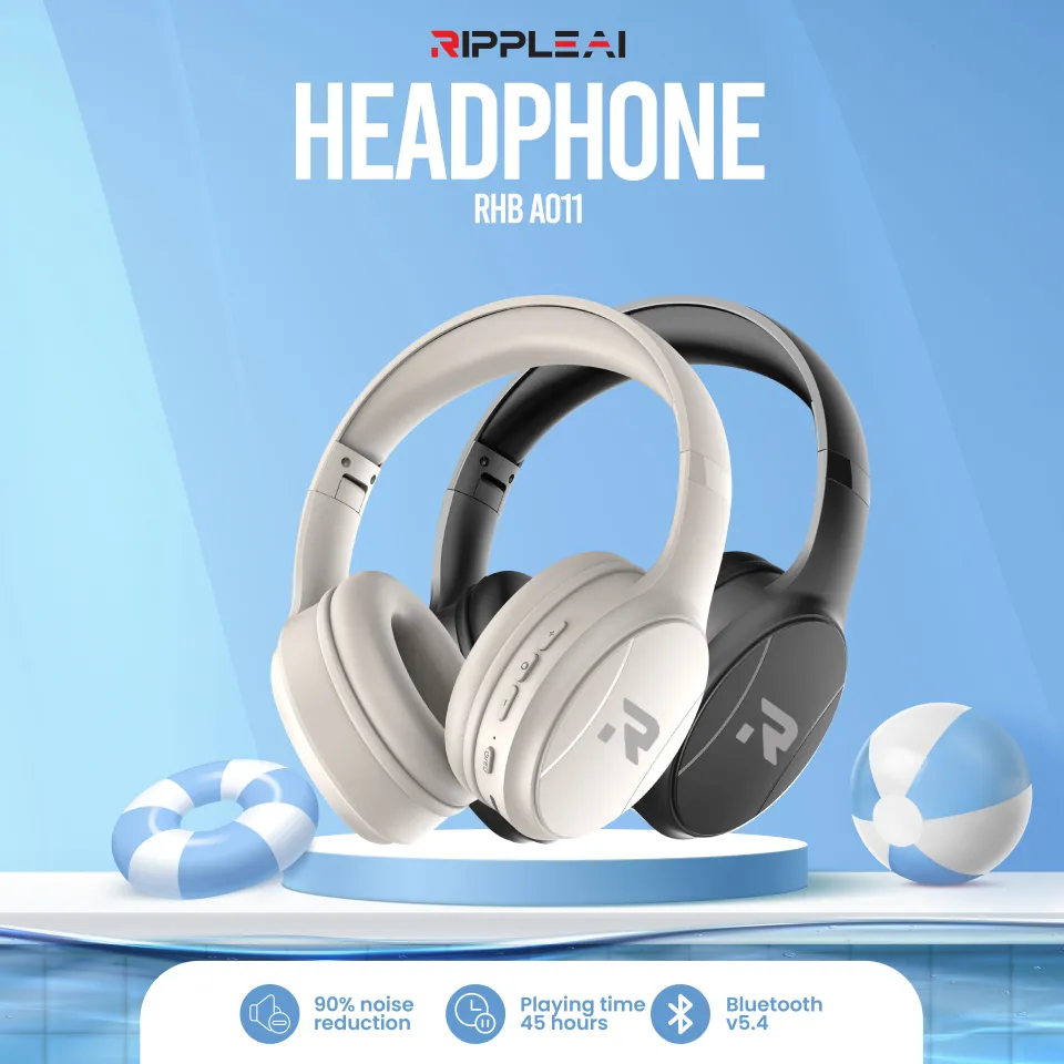 Ripple Bluetooth Headphones RHB A011 Noise Cancelling High Quality