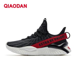 Qiaodan Mens Sneakers Mesh Breathable Lightweight Shock-absorbing XM4590381