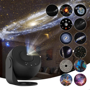13-in-1 Galaxy Planetarium Projector LED Starry Sky Night Light Ideal Bedroom Decor Lamp