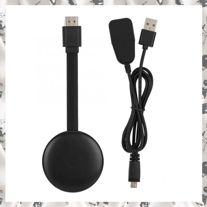 Round Wireless Display Adapter 4K -Compatible Wireless Display Adapter Dual Band WiFi Wireless Display ...