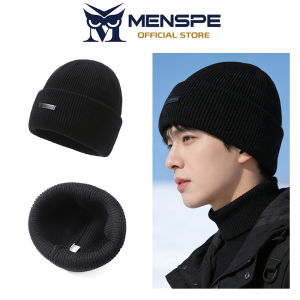 MENSPE Winter Knitted Hat Autumn and Winter Knitted Hat Large Head Circumference Cycling Hat for Storm Cold Winter Climbing Cycling Hiking For Men Women