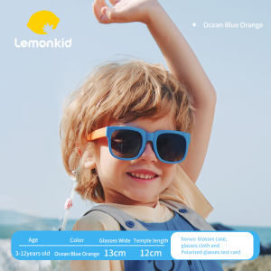 Lemonkid New Childrens Sunglasses Polarized Foldable Anti-Ultraviolet Sunglasses Cartoon Trend LK2230216+LK2230217