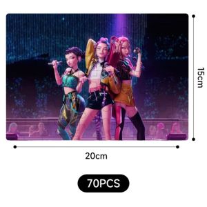 DOWNA Thiết kế 3D Câu đố Thợ săn quỷ Mẫu nhân vật Chủ đề Kpop Trò chơi trên bàn  Phổ biến Câu đố Kpop Quà tặng trẻ em