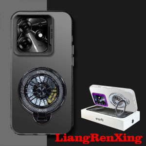 FOR เคส เคสสำหรับ Tecno Spark 10 Pro TECNO SPARK 10 C SPARK 10 C เคสแข็งเคสใส่โทรศัพท์ตัวป้องกัน TPU ฝาปิดกันกระแทกเรียบดีไซน์ใหม่ความสวยงามพร้อมที่จับสำหรับผู้ชาย CYTLZJ01ยึดไจโร