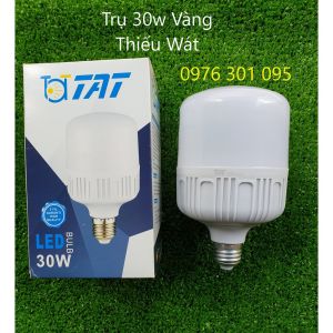Bóng Đèn Led Trụ 30W (Trắng - Vàng) (Thiếu Wát - Đủ Wát) - Đèn Led Thiên Vân