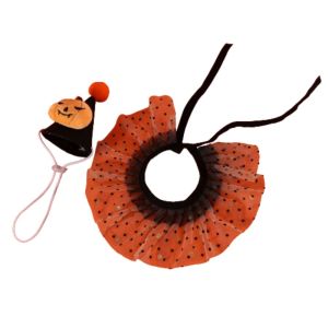 CLOVO Cute Kitten Dress Up Accessories Felt Cartoon Pumpkin Pet Supplies Festive Gifts Hat Dog Headwear Halloween Decor
