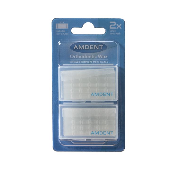 AMDENT ORTHODONTIC WAX FOR BRACES TWNPCK