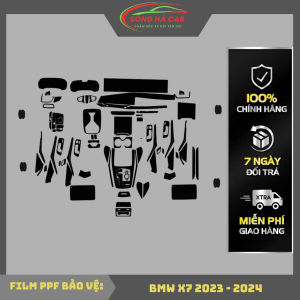 BMW X7 2023 - 2024: Full bộ tặng dán hõm cửaDán PPF bảo vệ nội thất chống xước và luôn bóng đẹp