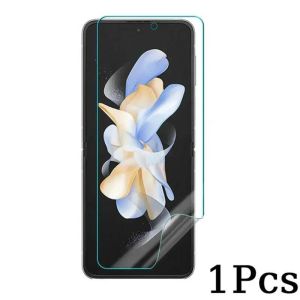 1-2Sets Anti Fingerprints Phone Screen Protector For Oppo Find N2 N3 Flip Full Cover Front Back 9D HD Transparent Soft Hydrogel Film