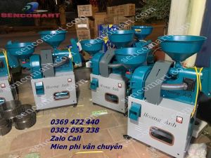 Máy xát gạo nghiền bột liền khối điện 1 pha 220v