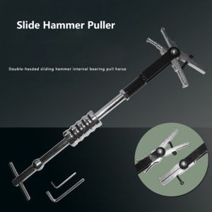 OKKFINE หัวคู่ ตัวดึงค้อนเลื่อน ป้องกันการลื่น ประสิทธิภาพสูง ชุดเครื่องมือถอดประกอบแบริ่ง คุณภาพสูง ทนต่อการสึกหรอ ตัวดึงแบริ่งภายใน ชุดเครื่องมือถอดประกอบ