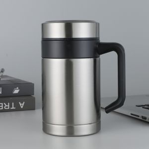 Cangkir Kantoran Termos Vacuum boutique cup air minum stainless mug HN 22 - ShennyClothing