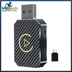 Wireless Carplay Android Auto อะแดปเตอร์ Plug & Play USB รถ Dongle BT CarPlay AI กล่องสำหรับแบบมีสาย CarPlay/ android Auto Cars