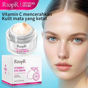 RtopR Vitamin C Eye Cream Remover Dark Circles Eyebags Against Puffiness Bags Anti Wrinkle Aging Lifting Moisturizing Eye care 12g