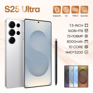 【CAN COD+READY】Original phone S25 Ultra 5G S25Ultra 5G 7.3 Inch HD full screen hp 16G RAM 1TB ROM 72MP 108MP cheap cellphone washing warehouse Android 15 Face Recognition Unlocked Mobile Phones Snapdragon 8 gen3 8000Mah