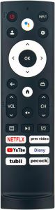 ERF3V90H 299843 Voice Command Remote Control Replacement Compatible with Hisense Android Smart TV 65A65H 75A6H 55U7G 85U7H 75U65H 85A66GUA 65U7G 75U6H 55U8H 65A6H 55U7H 75U68H 75U7H 43A53FUA 43A68H