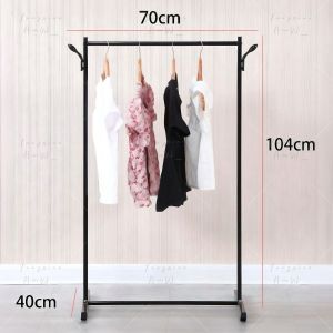 Happy💙ไม้แขวนเสื้อตั้งพื้น 2 ชั้น แขวนเสื้อผ้า ราวตากผ้า  ราวตากผ้าอเนกประสงค์ ราวแขวนเสื้อผ้า