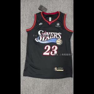 Áo đấu LeBron James 76ers áo đấu bóng rổ thêu James 76ers bán buôn có logo
