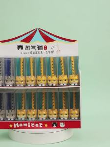 TikTok Best-Selling Cat-Shaped Gel Pen Cartoon Student Exam Pen Office Business Signature Pen Gift Set
