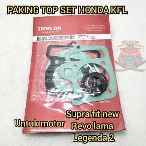 PAKING TOP SET HONDA KFL UNTUK MOTOR SUPRA FIT NEW REVO LAMA KUALITAS ASLI ORIGINAL HONDA GASKET KIT