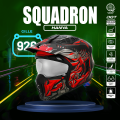 Gille Helmet YM-926 SQUADRON HANYA Motorcycle Helmets Modular Full Face Convertible Half Face. 