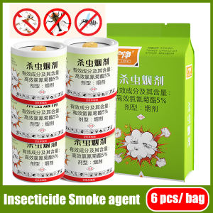 6pcs herbal insect repellent cockcroack killer spray for home Japan smoke bomb herbal insects repeller pamatay sa ipis killer smoke insecticide mosquito rat killer cockroach fumigant 2 hours quickly fly centipede lice
