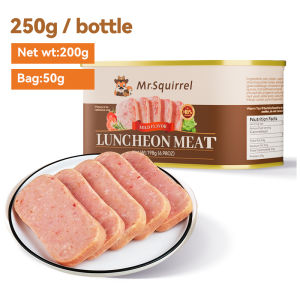 Mr.Squirrel Premium Luncheon Meat 198g/340g Ready to Cook Original Luncheon Meat Wholesale
