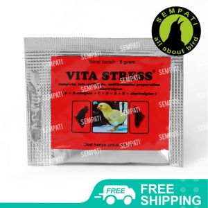 SEMPATI Vita Stress Obat Vitamin Ayam Burung Vita Stres Vitastres Medion Multivitamin Piyik Anak Unggas Rontok Bulu Pindah Kandang Cegah Sakit Lesu VTSTR