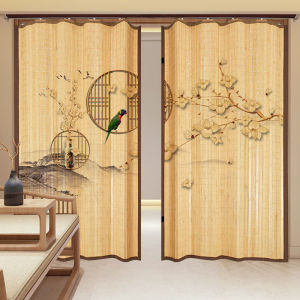 Bamboo Blinds Outdoor Blinds Sunshade For Home Window Bamboo Roller Blind Shop Door Curtain Kitchen Sliding Door 竹帘