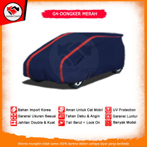 STRIP KECIL - Body Cover Mobil Toyota Etios Valco / Sarung Mobil Toyota Etios 2013 2014 2015 2016 2017 / Jas Mantol Mantel Tutup Penutup Kerudung Pelindung Mobil Toyota Etios Valco Outdoor Waterproof Anti Air