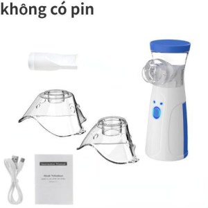Máy Xông Mũi Họng Nebulizer Cao Cấp Cho Bé Máy Khí Dung Xông Mũi Họng Cầm Tay Giúp Vệ Sinh MũiKèm theo pin