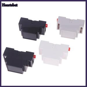 [Heartsbat] 1PC DIN Rail PLC Junction Box Plastic Electronics Box Project Case 4Colors 88x37x59mm 35-Rail Mounting Instrument Housing