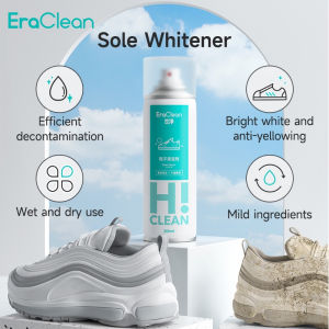 EraClean White Shoe Cleaner Spotless Shoe Cleaner Starter cairan pembersih sepatu putih (260ML)