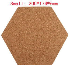 Hexagon Cork Board For Pinning Message To-Do List Self-Adhesive Wall Drawing Office Home Background