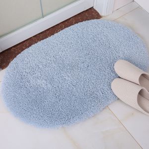 พรมปูพื้น หนังแกะเทียม กันลื่น ขนาด 40x60 ซม. สําหรับห้องนอน