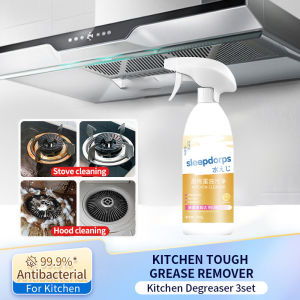 Kitchen Cleaner spray heavy oil Stain remover Kitchen Degreasing Hood Cleaner Cleaning Agent Dirt Detergent Oil remover Grease removal spray  油污清洁剂 500g