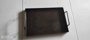 WAJAN KEBAB MINI / WAJAN SERBAGUNA/ WAJAN DATAR/ WAJAN UKURAN 20X30X2 BAHAN BAJA HITAM