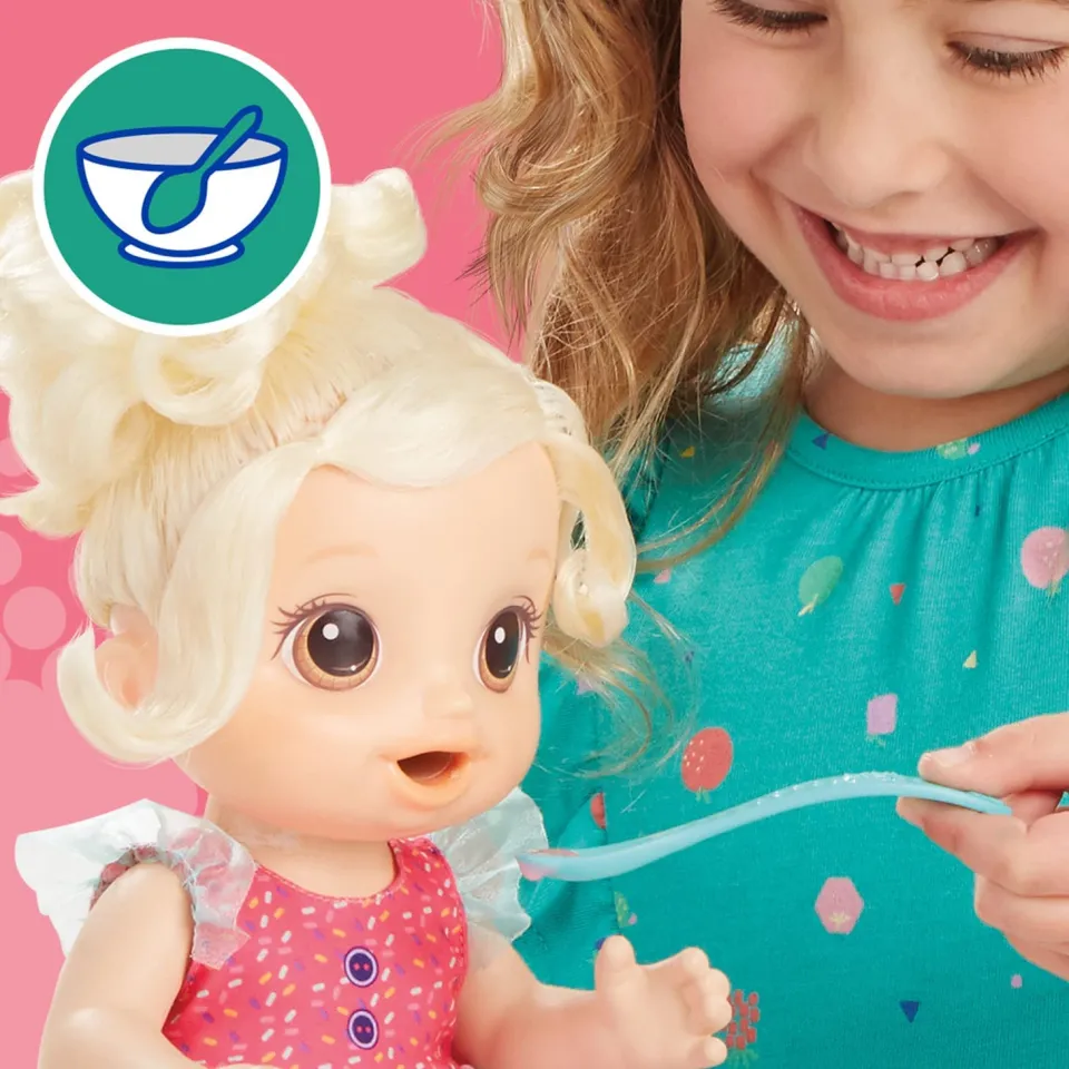 Hasbro Baby Alive Magical Mixer Baby Doll Strawberry Shake with