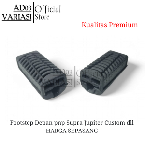 -AD16- Sepasang Footstep Depan Universal pnp Supra Jupiter Grand Kharisma Revo Legend Custom dll