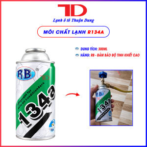Môi chất lạnh R134a dạng lon 300ml vật tư điện lạnh chuyên dụng cho thợ sửa chữa tủ lạnh và điều hòa xe hơi