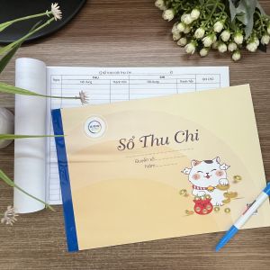 Sổ quản lý thu chi A4 - 100 tơ/quyển