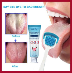 Bộ Gel Và Dụng Cụ Làm Sạch Lưỡi Eelhoe Làm Sạch Lỗ Chân Lông Giữ Làm Sạch Không Khí Cây cạo lưỡi vệ sinh lưỡi bằng