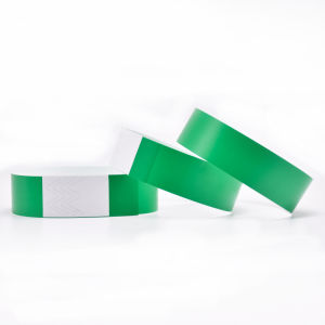 100pcs Waterproof Disposable Tyvek Paper Wrist Bands Bracelet Colorful Party Wristband