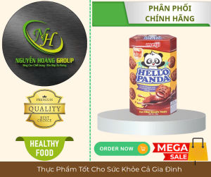 MEIJI - Bánh Hello Panda double chocolate 43g