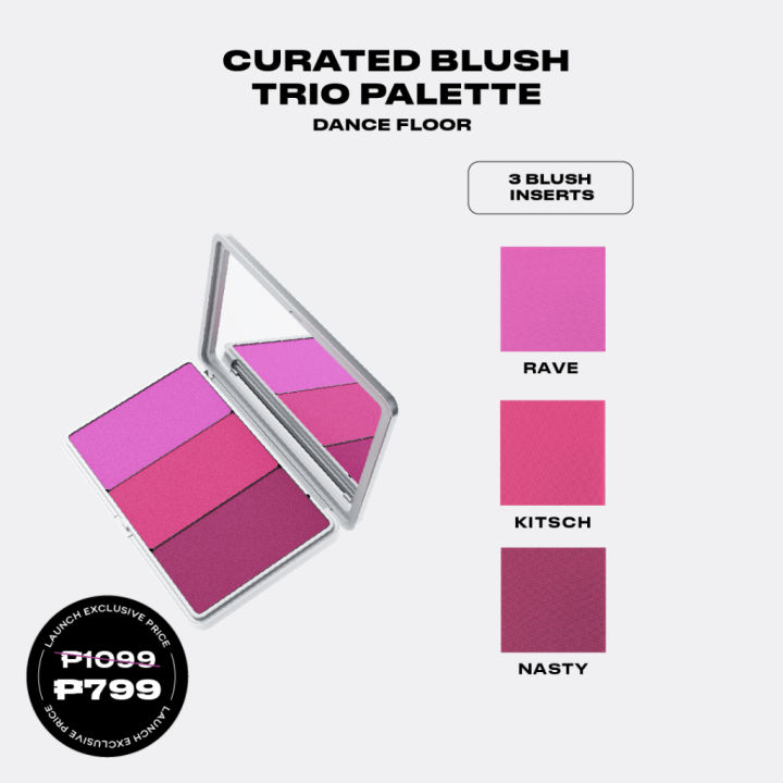 Issy Curated Blush Trio Palette in Dance Floor | Lazada PH